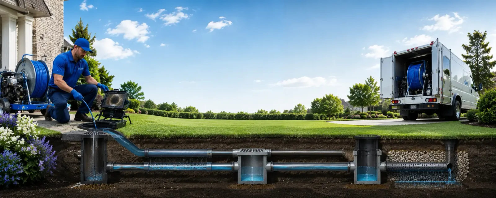 Outdoor drain cleaning information for Pleasant Hall, PA